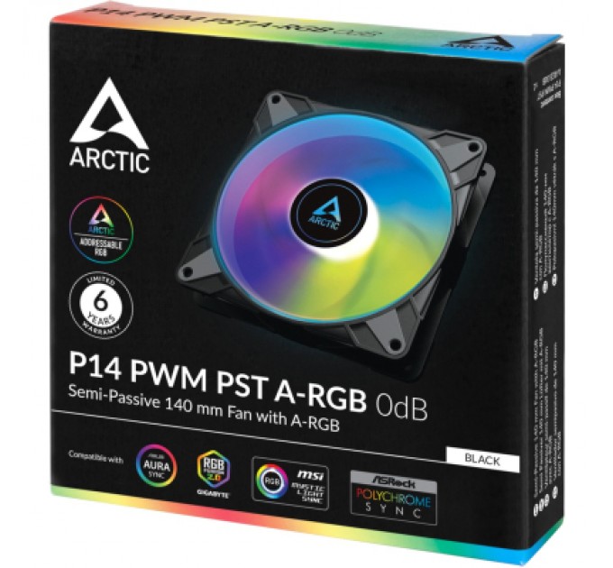 Arctic Кулер до корпусу Arctic P14 PWM PST A-RGB (ACFAN00239A)