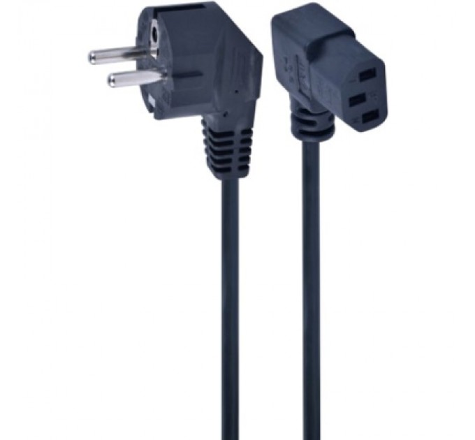 Cablexpert Кабель живлення С13 1.5m corner Cablexpert (PC-186A-VDE1B-1.5M)