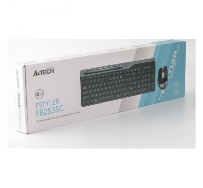 A4Tech Комплект A4Tech FB2535C Wireless/Bluetooth Smoky Grey (FB2535C Smoky Grey)