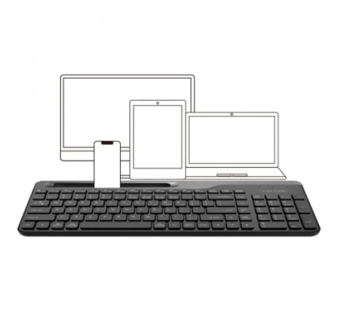 A4Tech Комплект A4Tech FB2535C Wireless/Bluetooth Smoky Grey (FB2535C Smoky Grey)