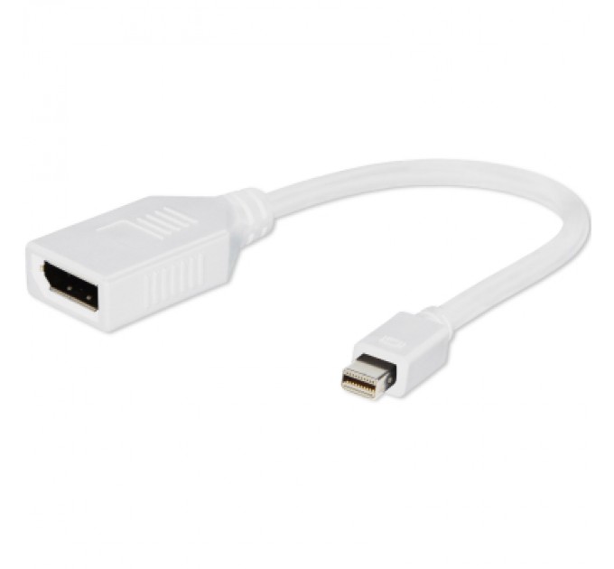 Cablexpert Перехідник mini DisplayPort to DisplayPort Cablexpert (A-mDPM-DPF-001-W)