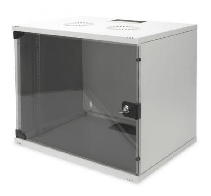 Digitus Шафа настінна Digitus 9U 19" 540x400, стекляные двери, 60kg max (DN-1909-U-S-1)