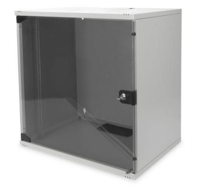 Digitus Шафа настінна Digitus 12U 19" 540x400, стекляные двери, 60kg max (DN-1912-U-S-1)