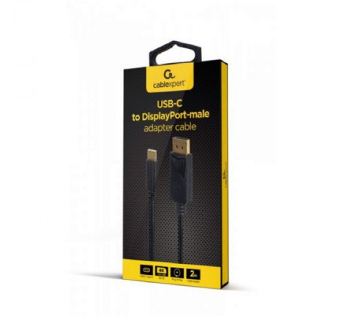 Cablexpert Перехідник Cablexpert USB-C to DisplayPort 4K 60Hz 2m (A-CM-DPM-01)