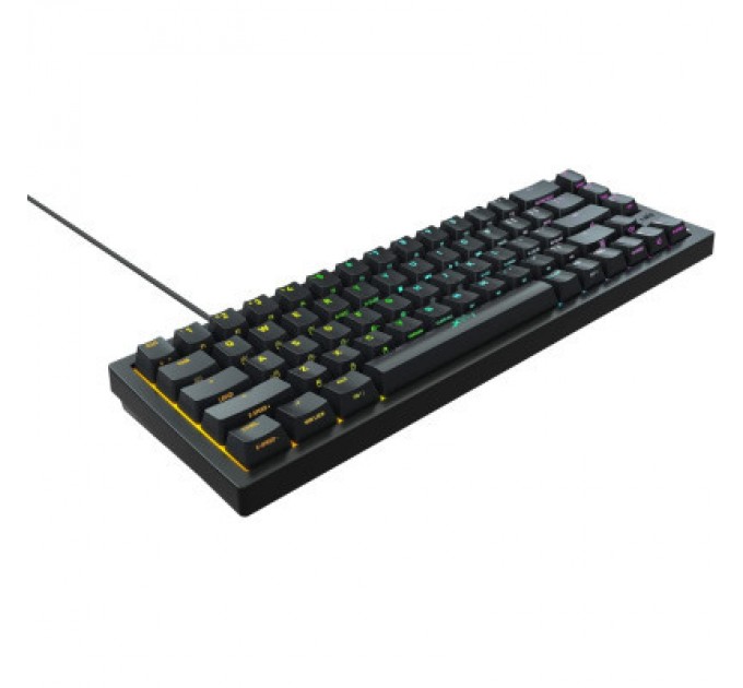 Xtrfy Клавіатура Xtrfy K5 68 keys Kailh Red Hot-swap RGB UA Black (K5-RGB-CPT-BLACK-R-UKR)