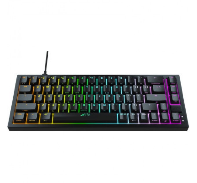 Xtrfy Клавіатура Xtrfy K5 68 keys Kailh Red Hot-swap RGB UA Black (K5-RGB-CPT-BLACK-R-UKR)