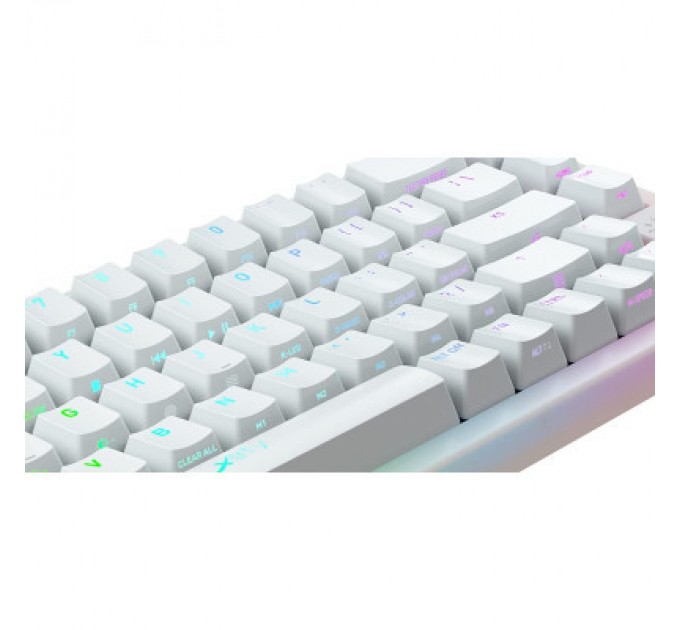 Xtrfy Клавіатура Xtrfy K5 68 keys Kailh Red Hot-swap RGB UA White (K5-RGB-CPT-TPWHITE-R-UKR)