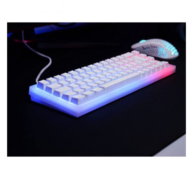 Xtrfy Клавіатура Xtrfy K5 68 keys Kailh Red Hot-swap RGB UA White (K5-RGB-CPT-TPWHITE-R-UKR)