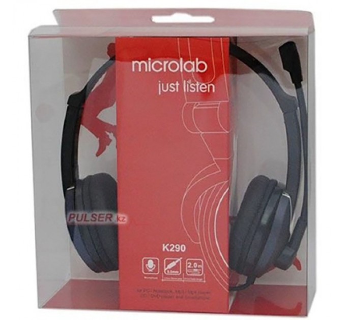 Microlab Навушники Microlab K290B Black (K290B)