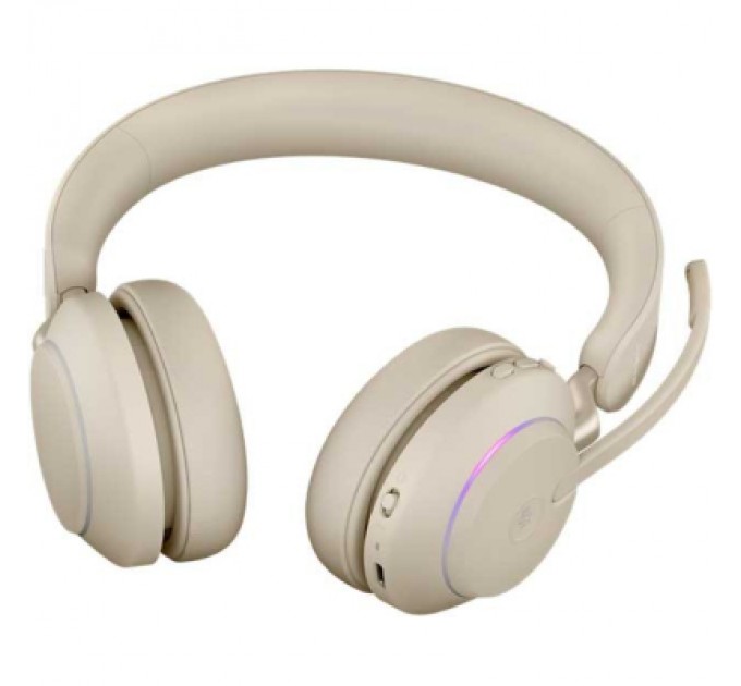 Jabra Навушники Jabra Evolve2 65 Link380c MS Stereo Beige (26599-999-898)