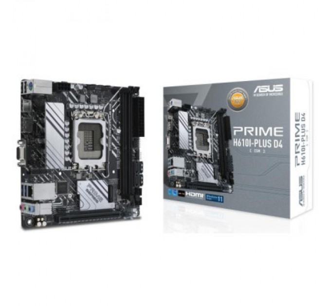 ASUS Материнська плата ASUS PRIME H610I-PLUS D4-CSM