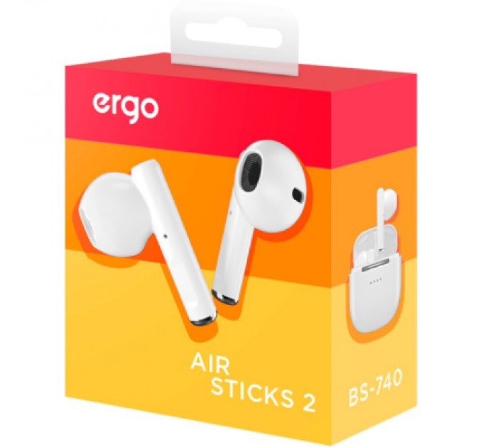 Ergo Навушники Ergo BS-740 Sticks Nano 2 White (BS-740W)