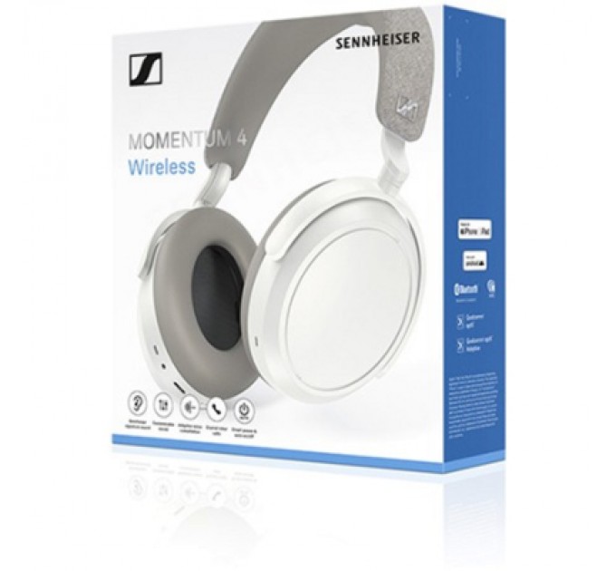 Sennheiser Навушники Sennheiser Momentum 4 Wireless White (509267)