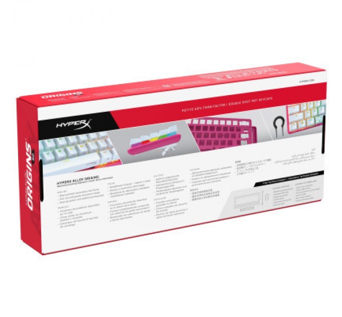 HyperX Клавіатура HyperX Alloy Origins 60 Pink (572Y6AA)