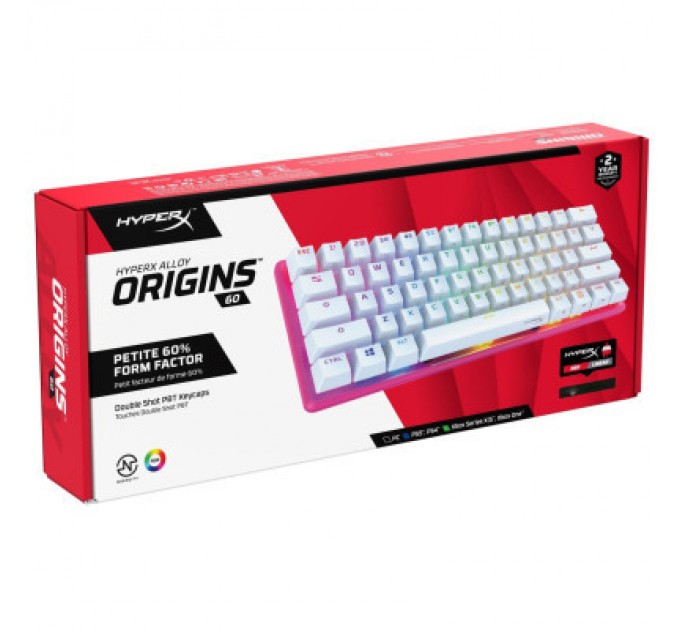 HyperX Клавіатура HyperX Alloy Origins 60 Pink (572Y6AA)