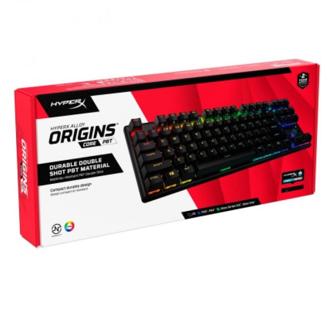 HyperX Клавіатура HyperX Alloy Origins Core PBT HX Aqua (639N9AA)