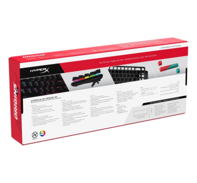 HyperX Клавіатура HyperX Alloy Origins 65 HX Red (4P5D6AX)