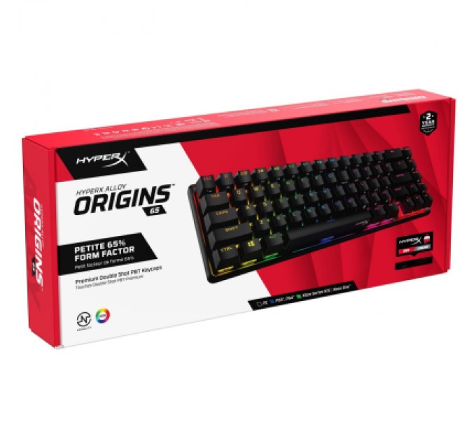 HyperX Клавіатура HyperX Alloy Origins 65 HX Red (4P5D6AX)