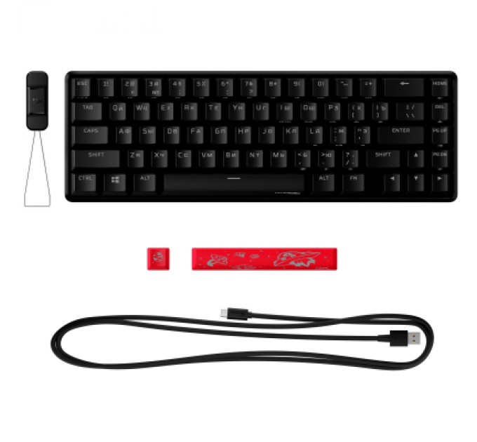 HyperX Клавіатура HyperX Alloy Origins 65 HX Red (4P5D6AX)