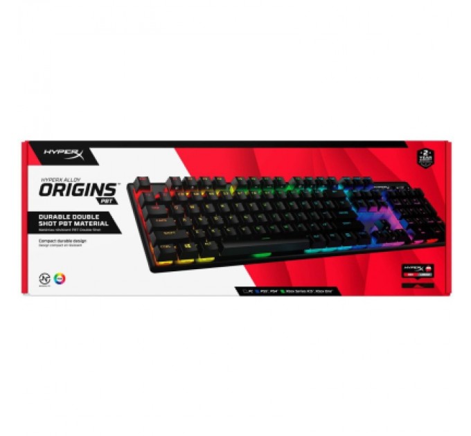 HyperX Клавіатура HyperX Alloy Origins PBT HX Red (639N3AA)