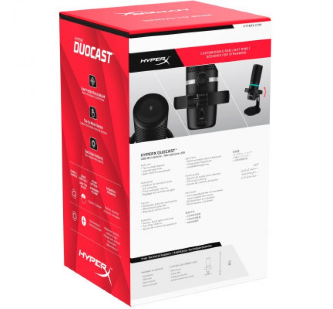 HyperX Мікрофон HyperX DuoCast Black (4P5E2AA)