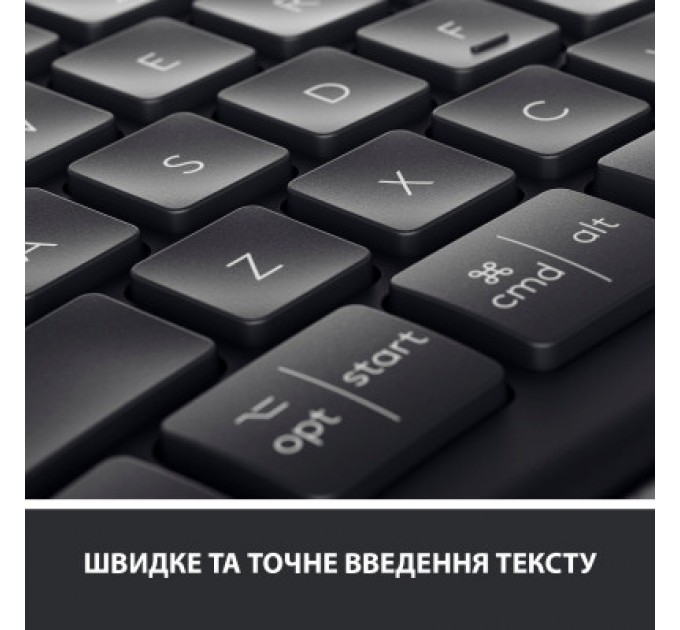 Logitech Клавіатура Logitech ERGO K860 for Business Bluetooth/Wireless UA Black (920-010352)