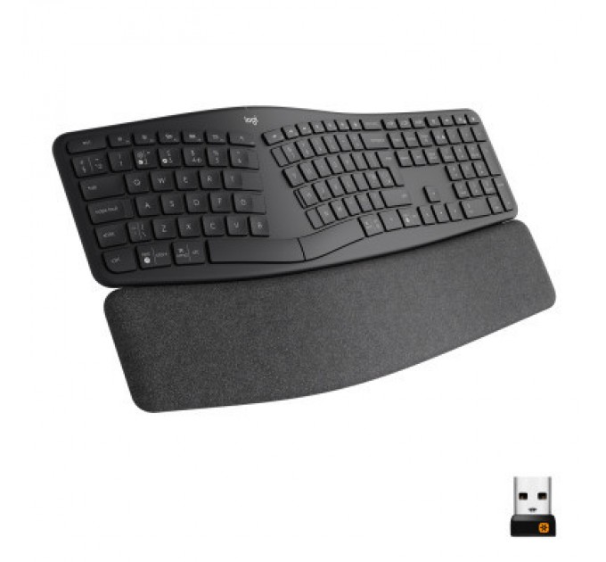 Logitech Клавіатура Logitech ERGO K860 for Business Bluetooth/Wireless UA Black (920-010352)