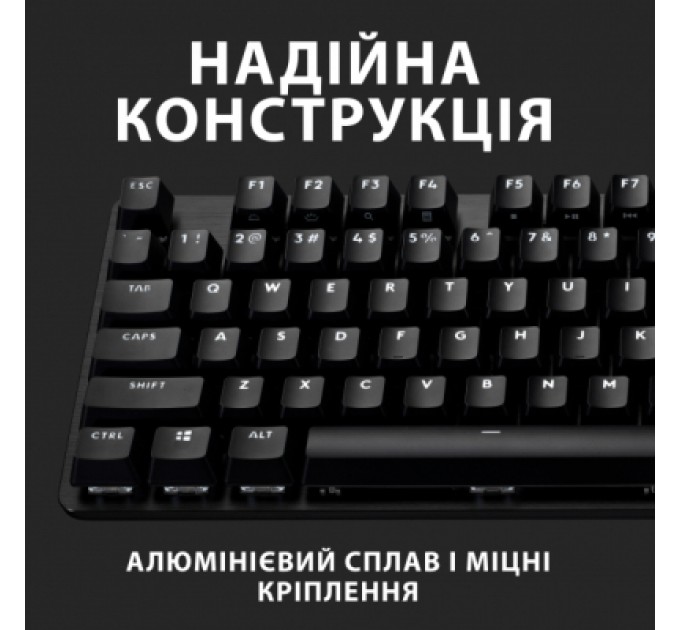 Logitech Клавіатура Logitech G413 SE Mechanical Tactile Switch USB UA Black (920-010437)