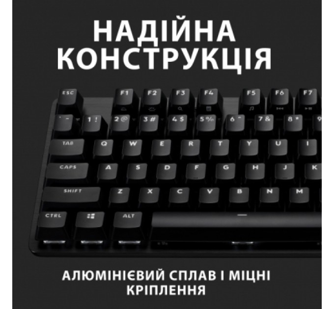 Logitech Клавіатура Logitech G413 TKL SE Mechanical Tactile Switch USB UA Black (920-010446)