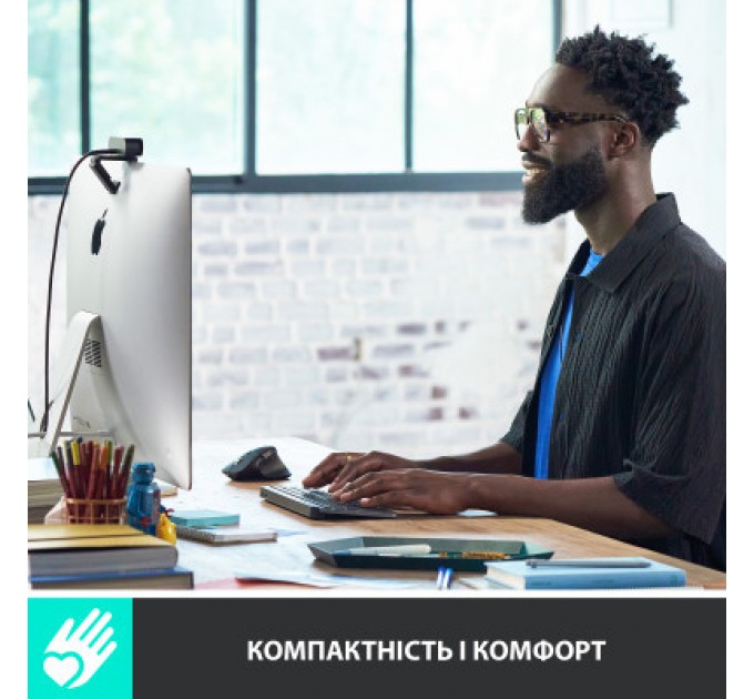 Logitech Клавіатура Logitech MX Keys Mini Wireless Illuminated UA Pale Grey (920-010499)