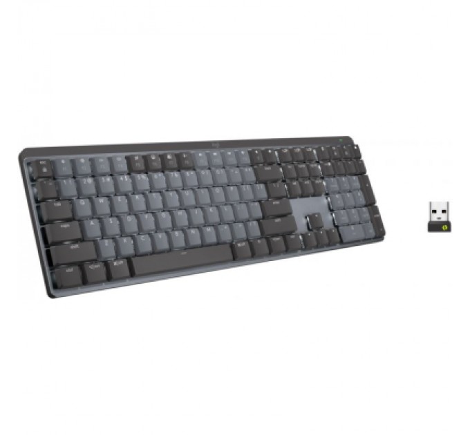 Logitech Клавіатура Logitech MX Mechanical Wireless Illuminated Performance UA Graphite (920-010759)