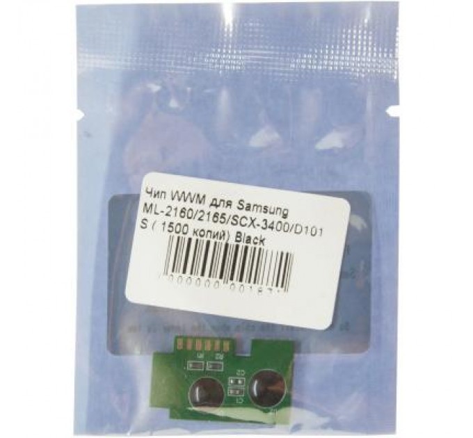 WWM Чип для картриджа Samsung ML-2160/2165/SCX-3400/D101S 1.5К Black WWM (JYD-Sam101)