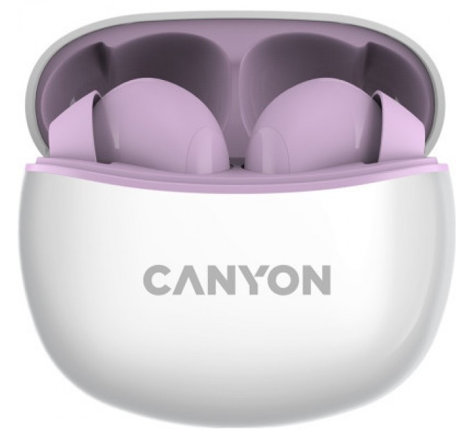 Canyon Навушники Canyon TWS-5 Purple (CNS-TWS5PU)