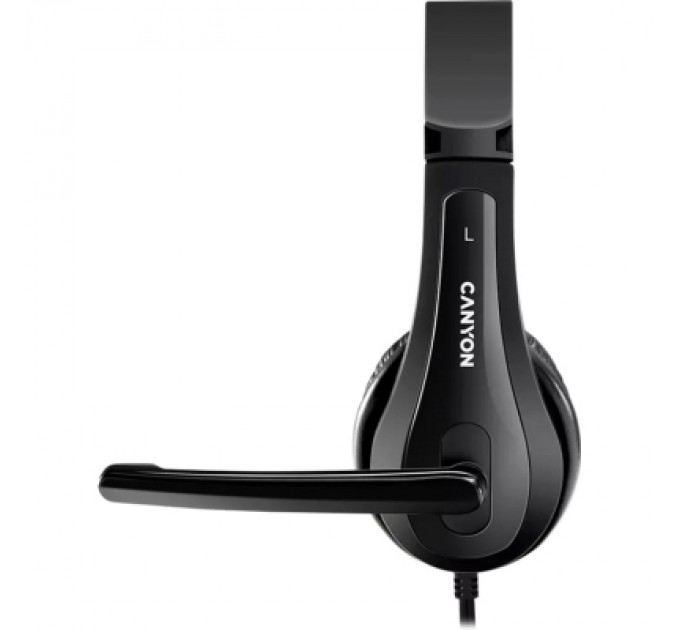 Canyon Навушники Canyon CHSU-1 USB Black (CNS-CHSU1B)