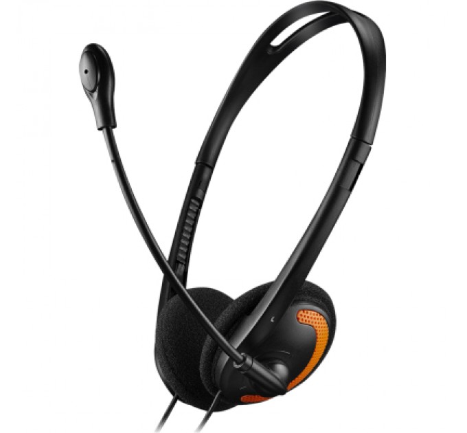 Canyon Навушники Canyon HS-01 Black-Orange (CNS-CHS01BO)
