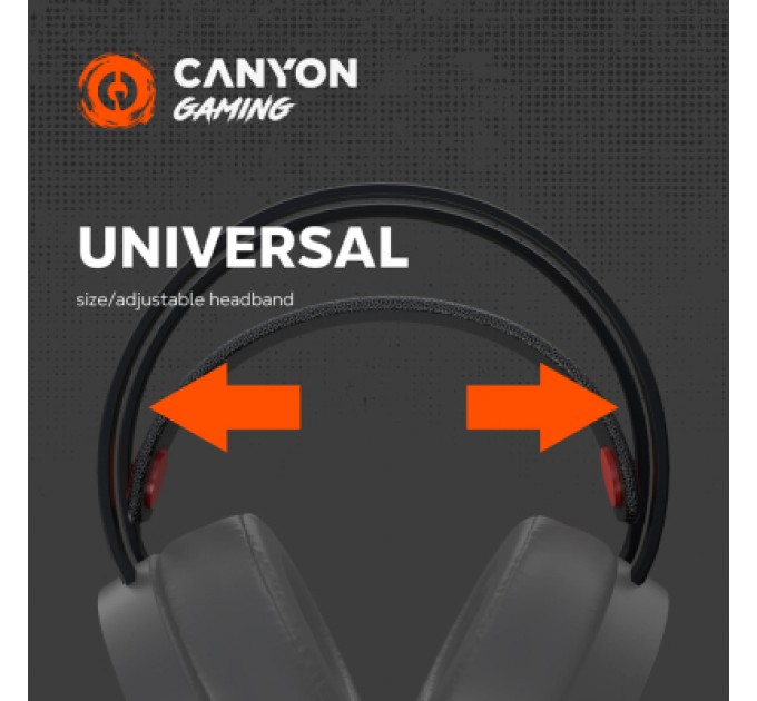 Canyon Навушники Canyon Interceptor GH-8A Black-Orange (CND-SGHS8A)