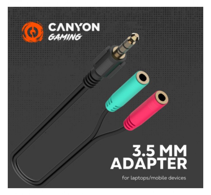 Canyon Навушники Canyon Interceptor GH-8A Black-Orange (CND-SGHS8A)