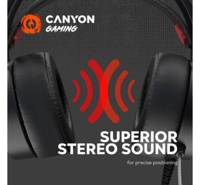 Canyon Навушники Canyon Interceptor GH-8A Black-Orange (CND-SGHS8A)