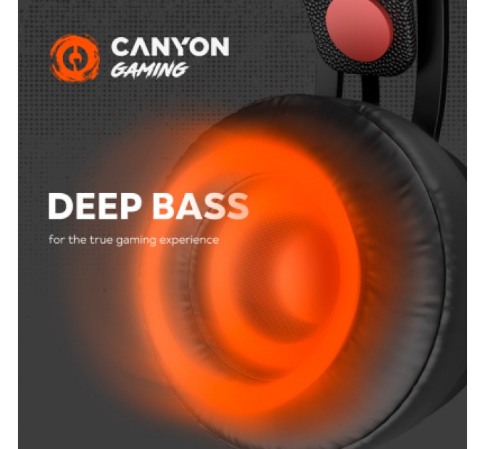 Canyon Навушники Canyon Interceptor GH-8A Black-Orange (CND-SGHS8A)