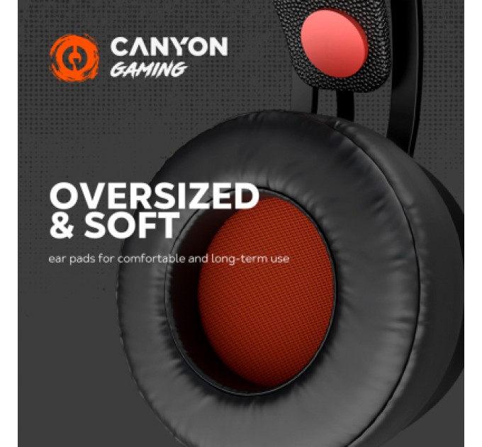 Canyon Навушники Canyon Interceptor GH-8A Black-Orange (CND-SGHS8A)