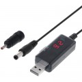 Dynamode Кабель живлення USB 5V to DC 9V/12V 5.5*2.1/3,5*1,35 mm Dynamode (KWS-912V)