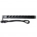 Eserver Силовий блок Eserver 19" 9 розеток, кабель 1.8м, алюм. корпус PDU 220В, 16А (WT-2261A-GER-9WAY)