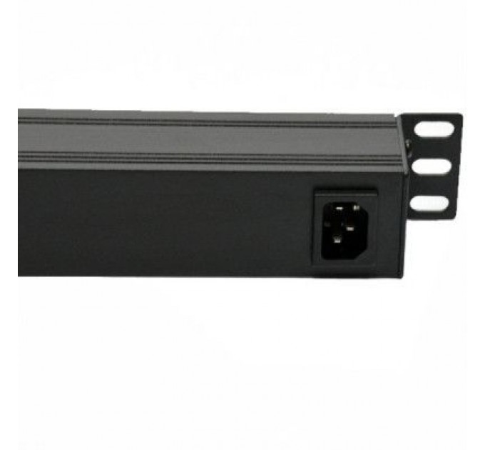 Eserver Силовий блок Eserver 19" 9 розеток, без выкл., без кабеля, алюм. корпус, 16А (WT-2261A-GER-9WAY-WO)