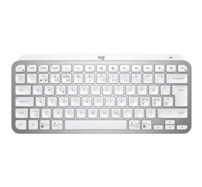 Logitech Клавіатура Logitech MX Keys Mini For Business Wireless Illuminated UA Pale Grey (920-010609)