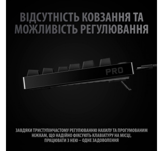 Logitech Клавіатура Logitech G PRO Mechanical Gaming USB UA Black (920-009392)