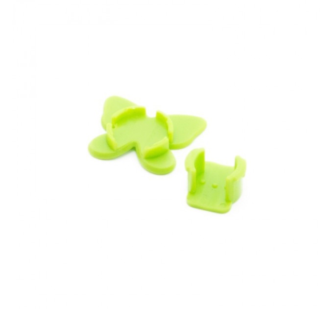 Extradigital Тримач для кабелю Extradigital CC-948 Cable Clips butterfly, Green (KBC1713)