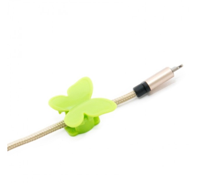 Extradigital Тримач для кабелю Extradigital CC-948 Cable Clips butterfly, Green (KBC1713)