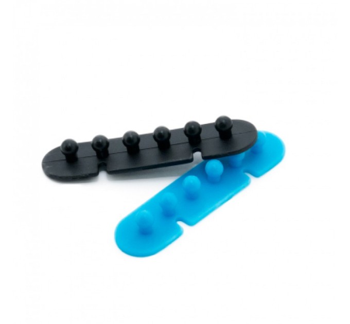 Extradigital Тримач для кабелю Extradigital CC-595 Cable Clips, Black/Blue (KBC1725)
