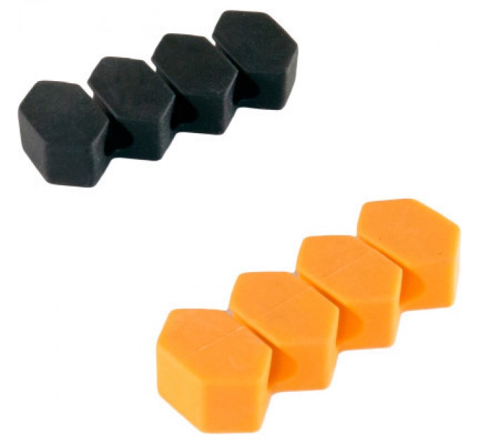 Extradigital Тримач для кабелю Extradigital CC-963 Cable Clips, Black/Orange (KBC1804)