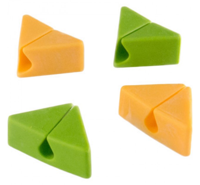 Extradigital Тримач для кабелю Extradigital CC-965 Cable Clips, Green/Orange (KBC1802)